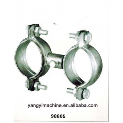 stainless Steel pipe clamp ,Pulsator pipe clamp for milking machine spare part