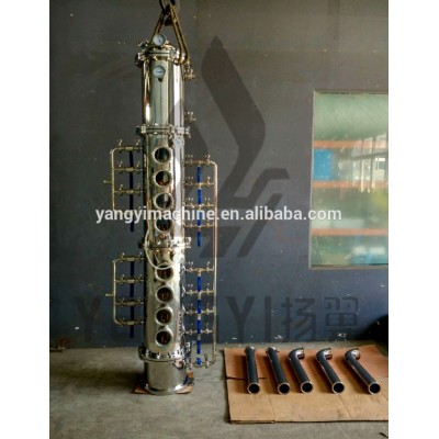 1000L High quality alcohol distillation equipment distillation column pot still distillation